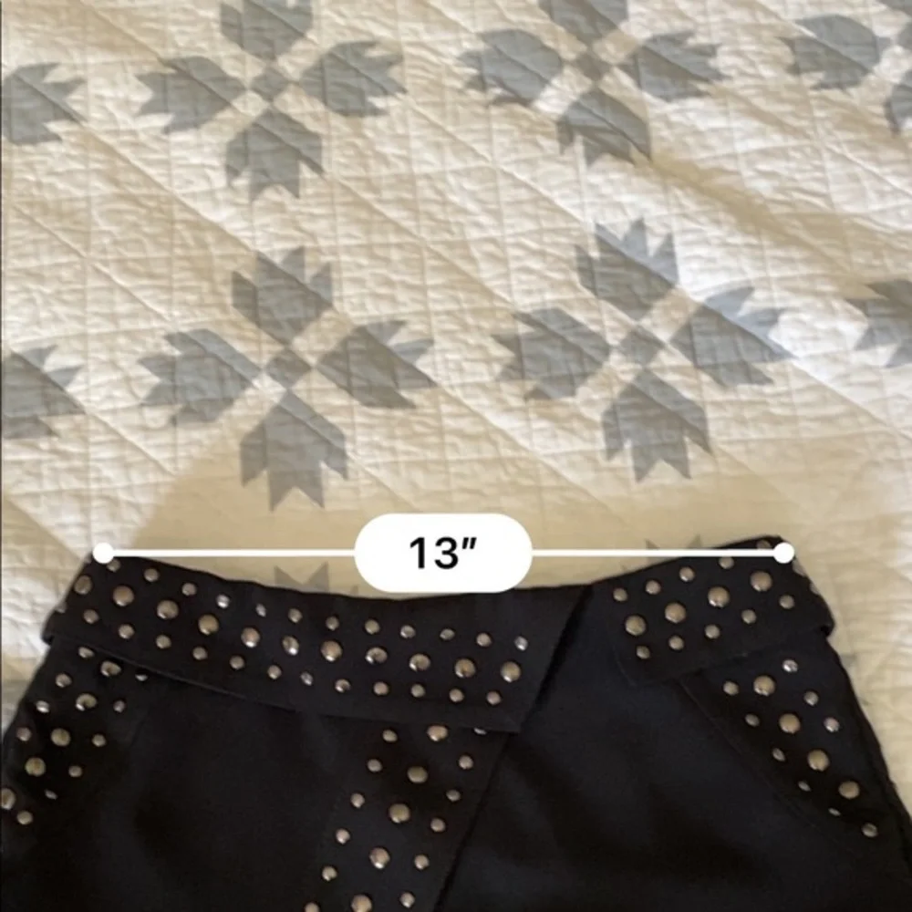 GUESS size 0 black studded skort - Picture 12 of 12